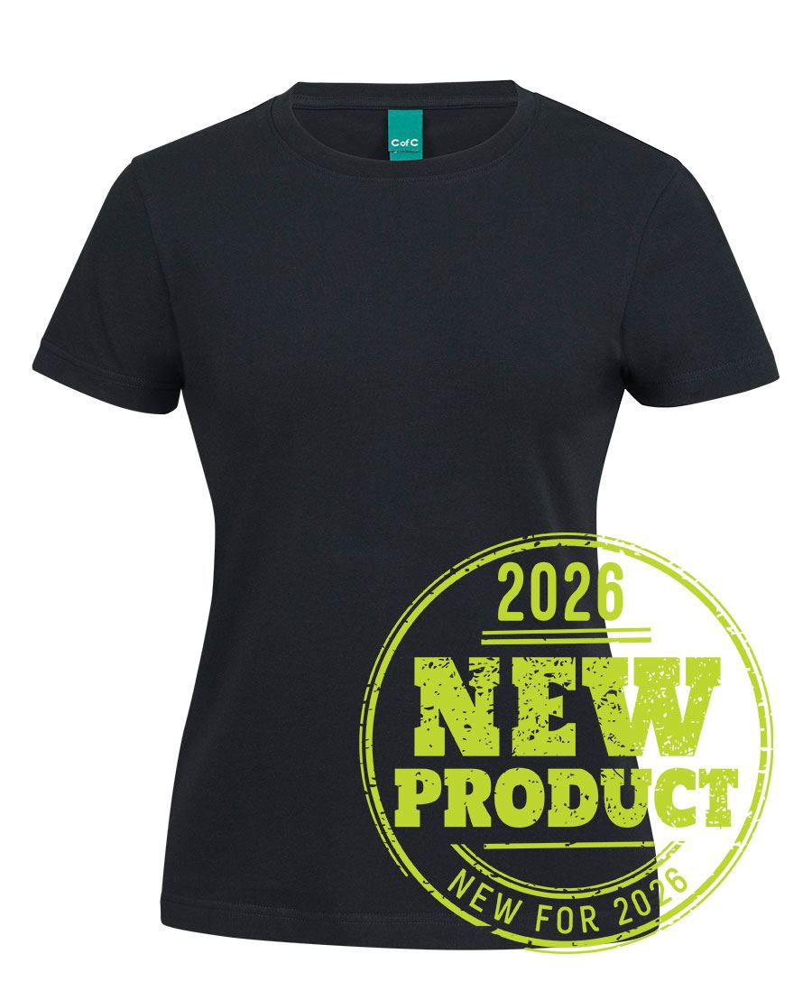 C of C Ladies Cotton Short Sleeve Stretch Tee