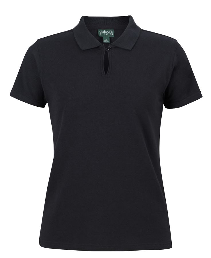 C of C Ladies Cotton Short Sleeve Stretch Polo