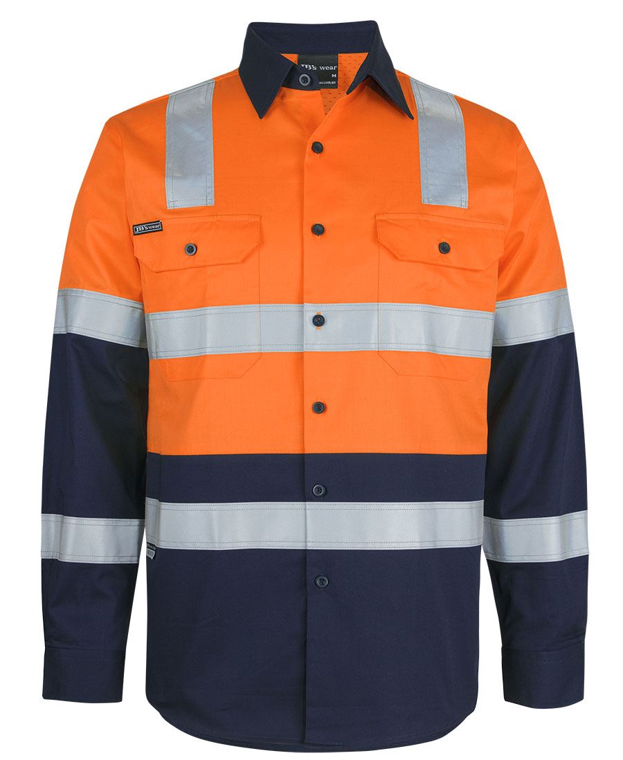 JB's Hi-Vis (D+N) Long Sleeve 150G Level 3 W/Shirt
