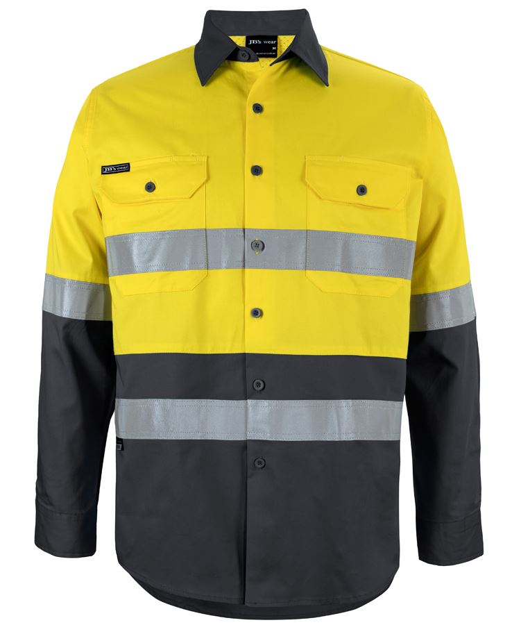 JB's Hi-Vis (D+N) Long Sleeve 150G W/Shirt