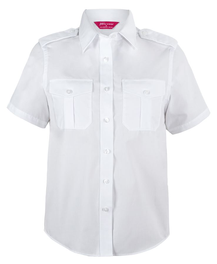 JB's Ladies Short Sleeve Epaulette Shirt