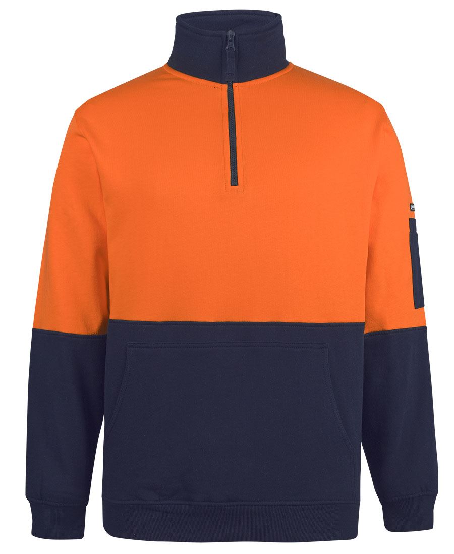JB's Hi-Vis 310 Cotton 1/2 Zip Fleece