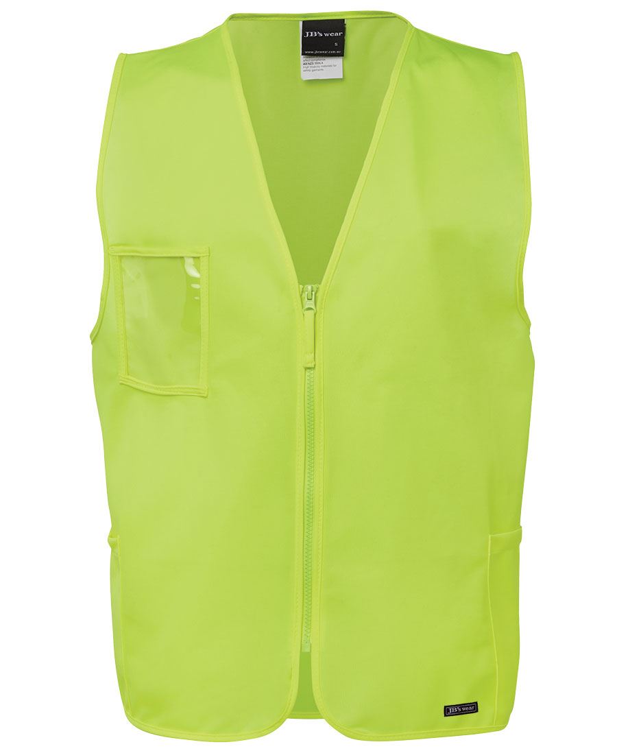 JB's Hi-Vis Zip Safety Vest