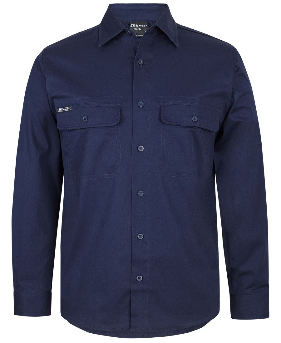 JB's Long Sleeve Stretch Work Shirt