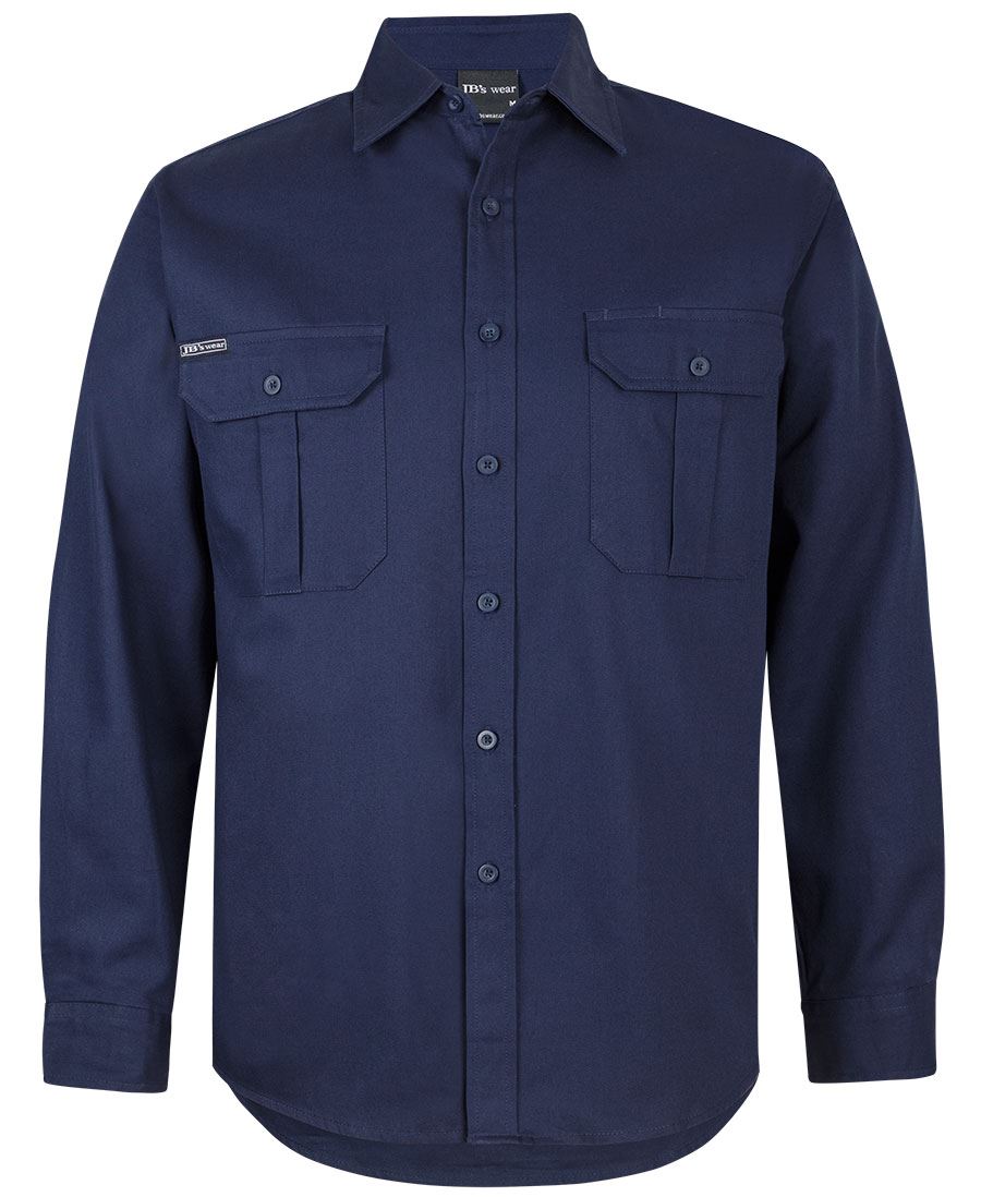 JB's Long Sleeve 190G Work Shirt