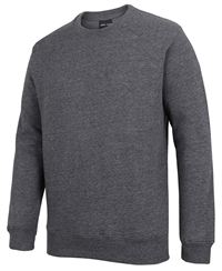 JB's Wear Men's Traditional V-Neck Fleecy Sweat - Cotton Rich CVC Fleece Jumper (3FSV)