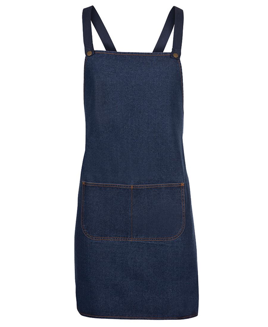 JB's Cross Back Denim Apron (Without Straps)