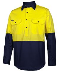 JB's Hi Vis Ripstop L/S Fishing Shirt